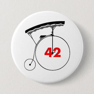 Wederzijdse 42 ronde button 7,6 cm