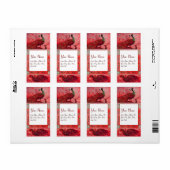 WEDERZIJDSE PREEKSEN, rood wit Etiket (Full Sheet)