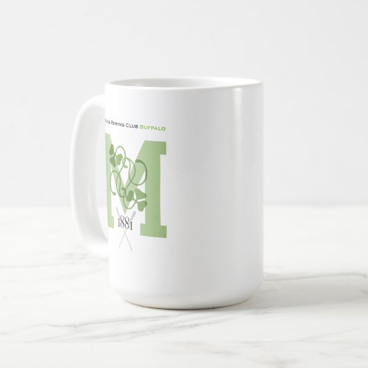 Wederzijdse rowing Club Buffalo-Mok Koffiemok (Voorkant links)