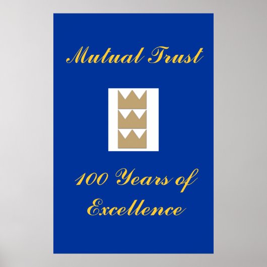 Wederzijdse vertrouwen poster (Voorkant)