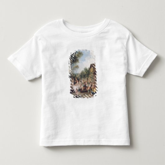 Wedfeest in het dorp kinder shirts (Voorkant)