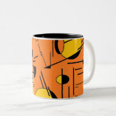 Wedge of the Werewolf's Bartender - Ken Gage Art Tweekleurige Koffiemok (Voorkant rechts)