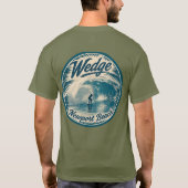 Wedge T-Shirt (Heren) Newport Beach, CA (Achterkant)