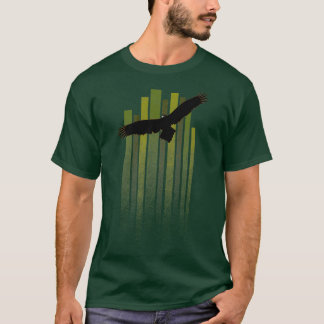Wedge Tail Eagle zwart T-shirt
