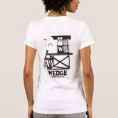 Wedge Tower T-Shirt (Dames)  Newport Beach, Ca  (Achterkant)