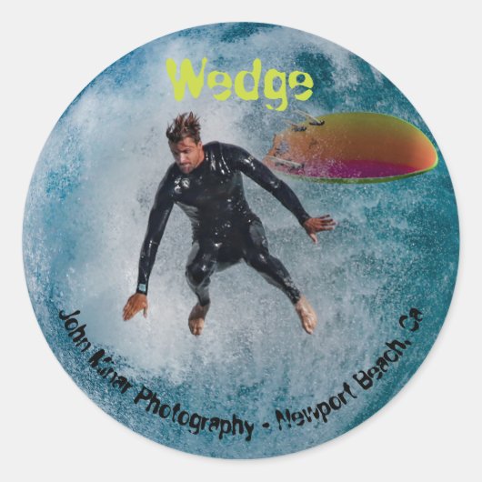 Wedge Wipeout Sticker (Voorkant)