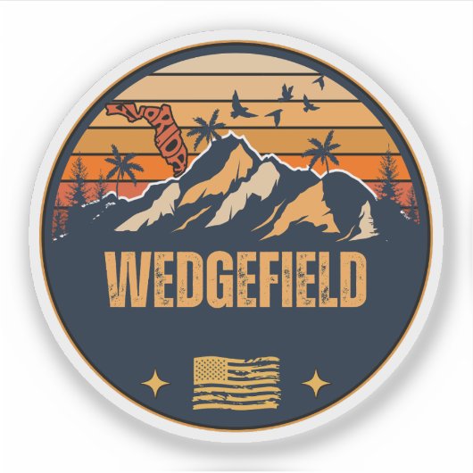 Wedgefield, Florida Sticker (Voorkant)