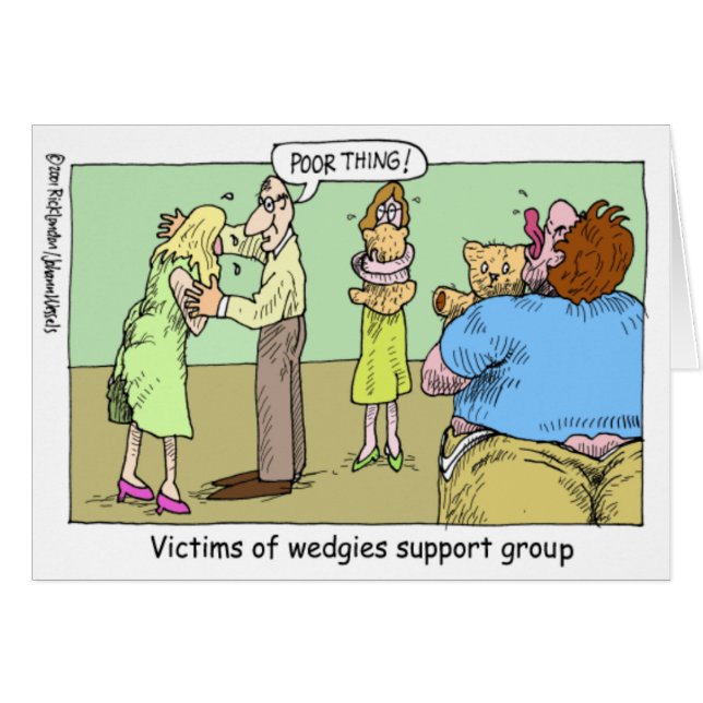 Wedgesupportgroep Cartoon Geschenken & Verzamelaar (Voorkant Horizontaal)