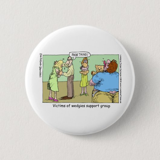 Wedgesupportgroep Grappige mokken T-shirts & Cadea Ronde Button 5,7 Cm (Voorkant)