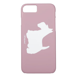 Wedgewof Scottish Terrier Pink Case-Mate iPhone Case