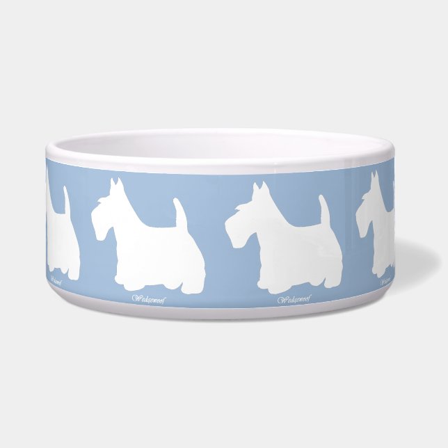 Wedgewof Scottish Terrier Voerbakje (Voorkant)