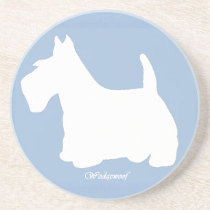 Wedgewof Scottish Terrier Zandsteen Onderzetter