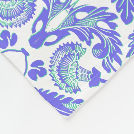 Wedgewood Floral Fleece Deken (Hoek)