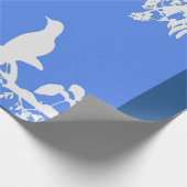 Wedgewood wrapping Paper - Tortelduifjes-White/Blu Cadeaupapier (Hoek)