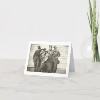 WEDGIE! 1940's Photo Notecards Kaart