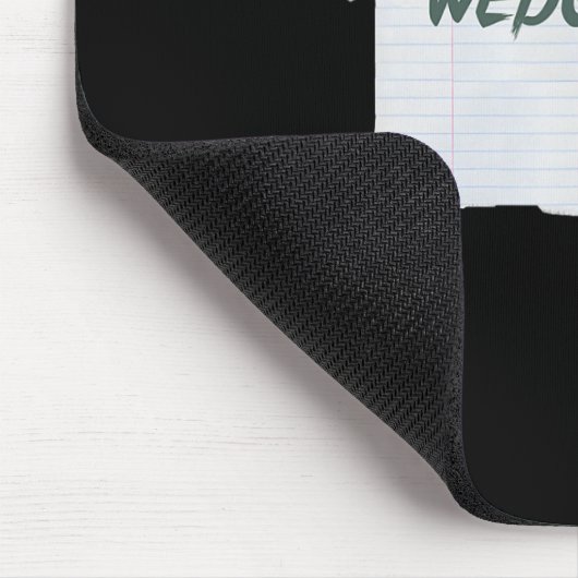 Wedgie Me Funny Gezegde met tape en pijlrichtlijne Muismat (Hoek)