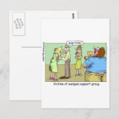 Wedgie Support Group Cartoon Gifts & Collectibles Briefkaart (Voorkant / Achterkant)