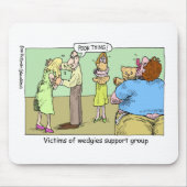 Wedgie Support Group Cartoon Gifts & Collectibles Muismat (Voorkant)