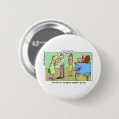 Wedgie Support Group Funny Mugs T - shirts & Gifts Ronde Button 5,7 Cm (Voorkant /achterkant)