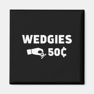 Wedgies 50 Cents Grappig Insert Munten Design Magneet
