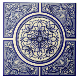 Wedgwood Blue Cream Cherubs Reproduction Antiek Tegeltje