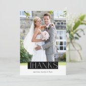 WEDING BEDANKT foto moderne chic serif bedekking (Staand voorkant)