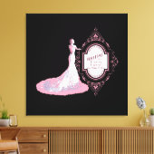 WEDING BOUTIQUE - Wrapped Canvas Afdruk (Insitu (Woonkamer))