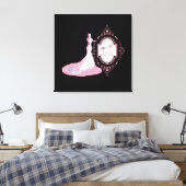 WEDING BOUTIQUE - Wrapped Canvas Afdruk (Insitu (Slaapkamer))