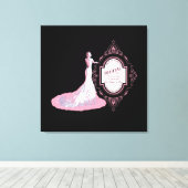 WEDING BOUTIQUE - Wrapped Canvas Afdruk (Insitu (Houten vloer))
