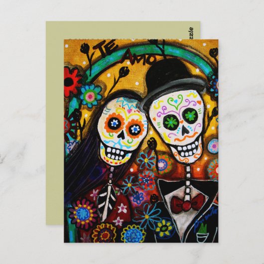 WEDING BRIEFKAART (Voorkant / Achterkant)