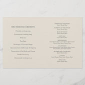 WEDING CEREMONY BOOK iory mini Silver confetti (Achterkant)