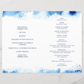 WEDING CEREMONY waterverf met handschrift (Achterkant)