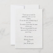 WEDING DANK JE KAARTFORMULERING BEDANKKAART (Voorkant)