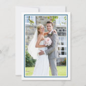 WEDING DANK U borstel het geschreven manuscript do Kaart (Achterkant)
