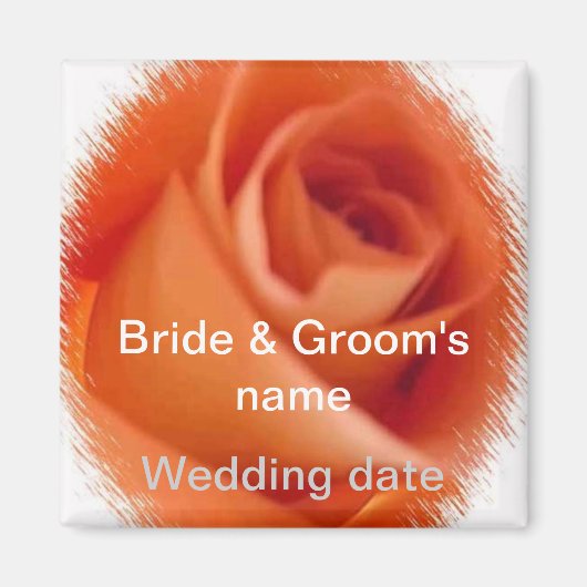 WEDING-FAVOR MAGNET (Voorkant)