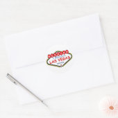 WEDING in Fabulous Las Vegas Cherry logo sticker (Envelop)