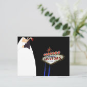 WEDING in het Briefkaart van Fabulous Las Vegas (Staand voorkant)