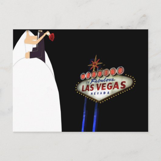 WEDING in het Briefkaart van Fabulous Las Vegas (Voorkant)