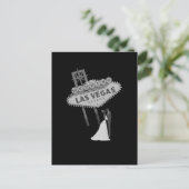 WEDING in het Briefkaart van Fabulous Las Vegas (Staand voorkant)