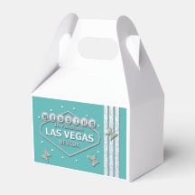 WEDING in Las Vegas GABLE Favor Box
