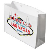 WEDING IN LAS VEGAS GIFT BAG GROOT CADEAUZAKJE (Achterkant Gekanteld)