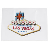 WEDING in Las Vegas Gift Bag Groot Cadeauzakje (Voorkant)