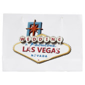 WEDING in Las Vegas Gift Bag Groot Cadeauzakje (Achterkant)