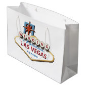 WEDING in Las Vegas Gift Bag Groot Cadeauzakje (Achterkant Gekanteld)