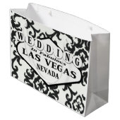 WEDING in Las Vegas Gift Bag Large Cadeautasje (Achterkant Gekanteld)