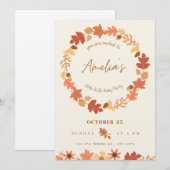 WEDING INVITATION KAART (Voorkant / Achterkant)