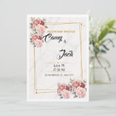 Weding Kaart (Staand voorkant)