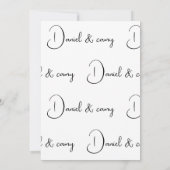 Weding Kaart (Achterkant)