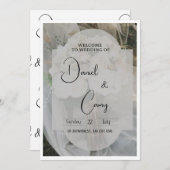 Weding Kaart (Voorkant / Achterkant)