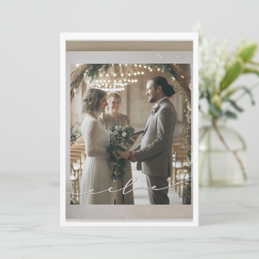 WEDING KAART (Staand voorkant)